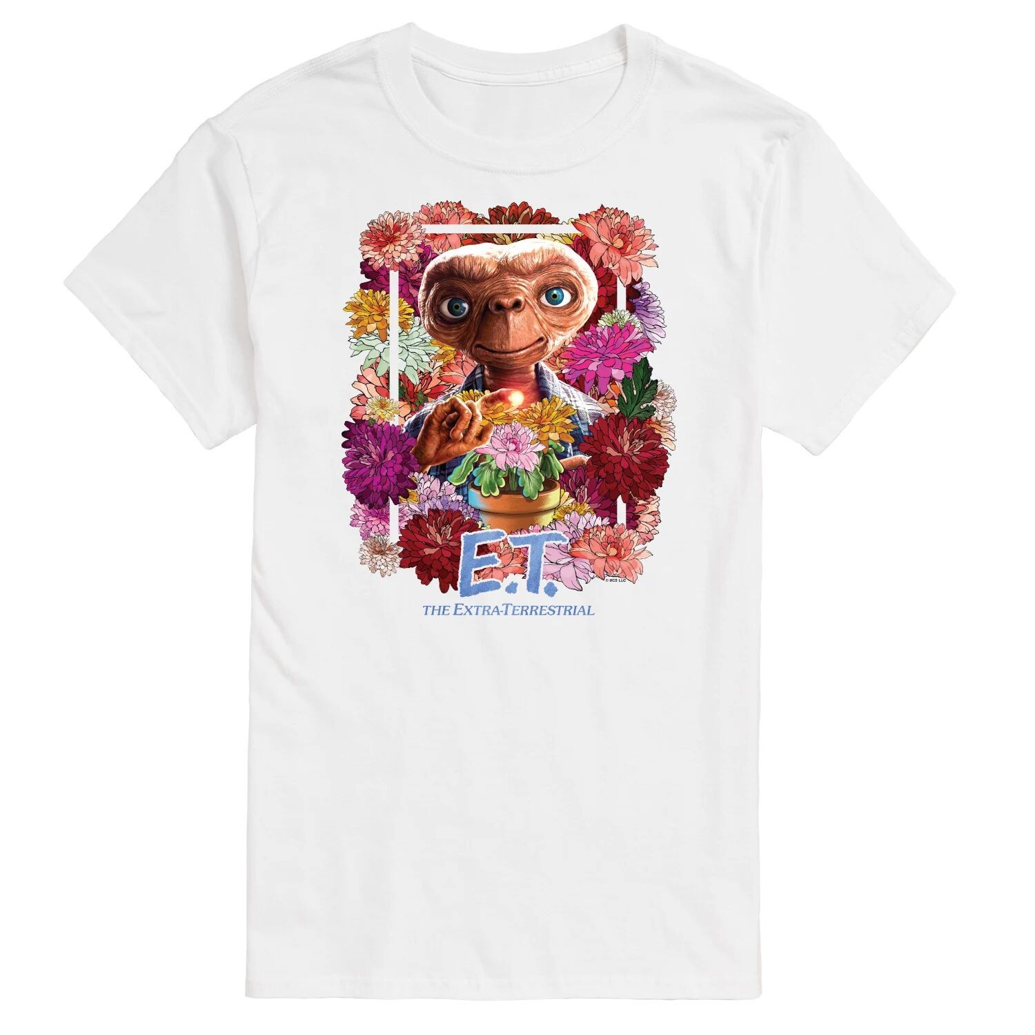 

Футболка Big & Tall ET Flowers License, белый