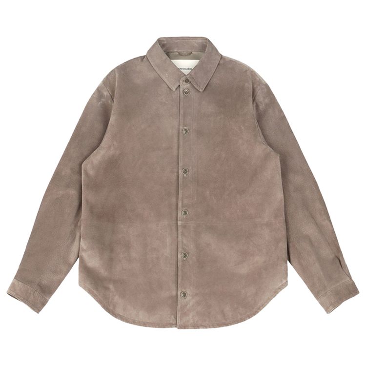 

Рубашка Entire Studios Raglan Shirt 'Stable Suede', желто-коричневый