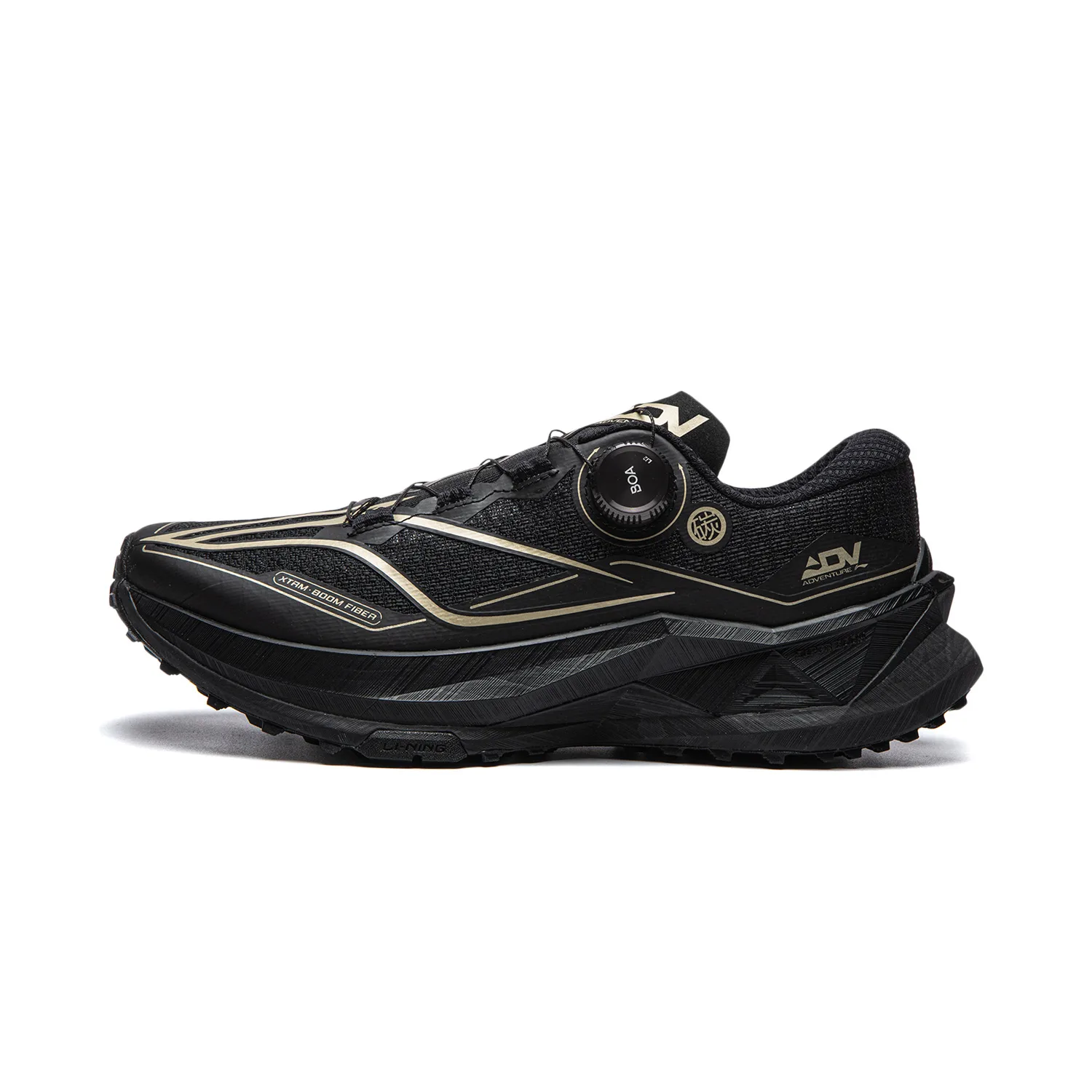 Li-Ning De Lucas 3 PRO Cushioning Slip Resistant Abrasion Resistant Rebound низкие кроссовки для бега унисекс black