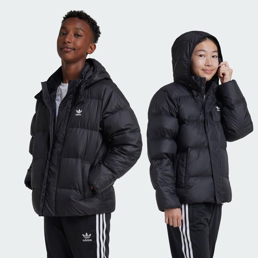 Зимняя куртка ADIDAS ORIGINALS Winter Jacket Adicolor, черный — фото 2