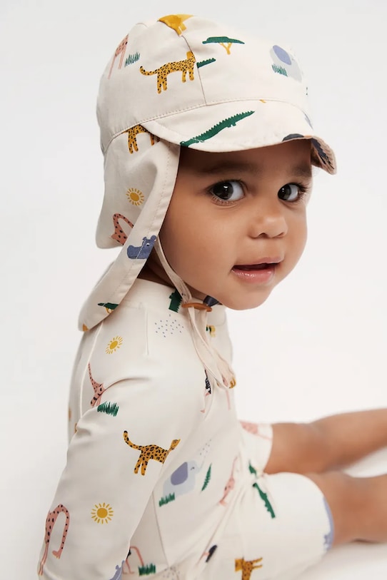 

Детская кепка с козырьком Cecilia Sun Hat Liewood, бежевый