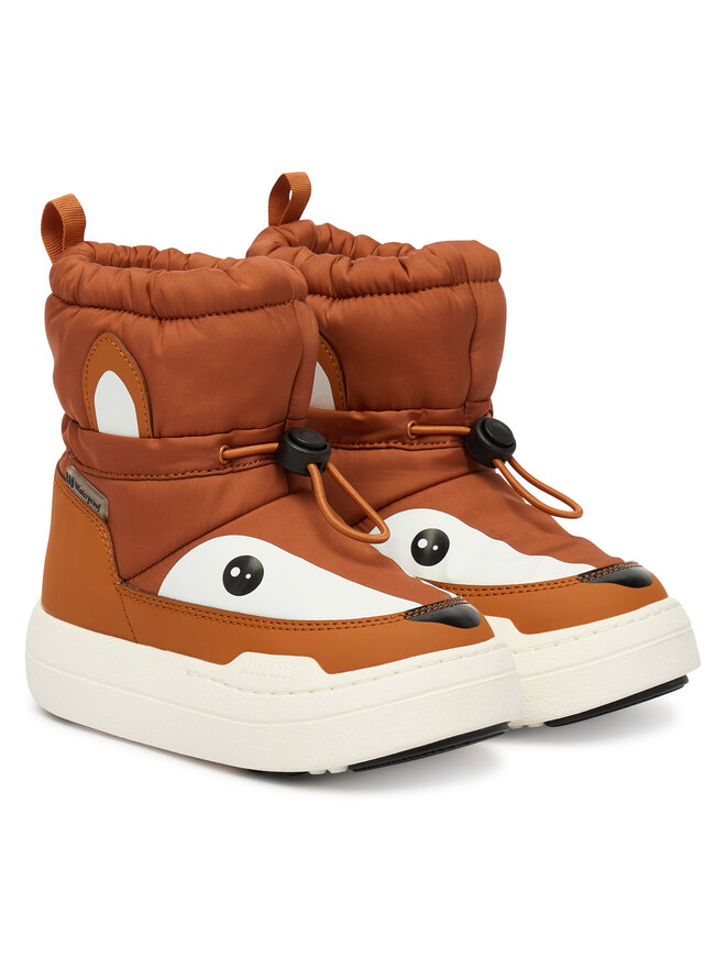 Снегоступы Moon Boot Mb Jr Park Tube Mid Animal Wp 80D3440100 S, коричневый — фото 2