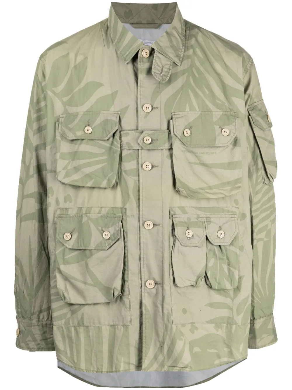 

Куртка-рубашка Explorer с принтом Engineered Garments, зеленый