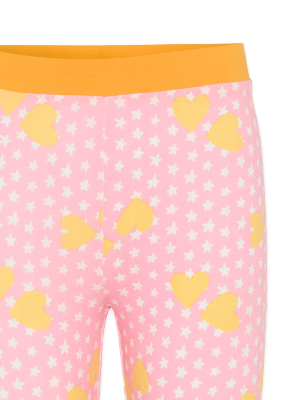 Леггинсы с комбинированным принтом Stella Mccartney Kids, розовый — фото 3