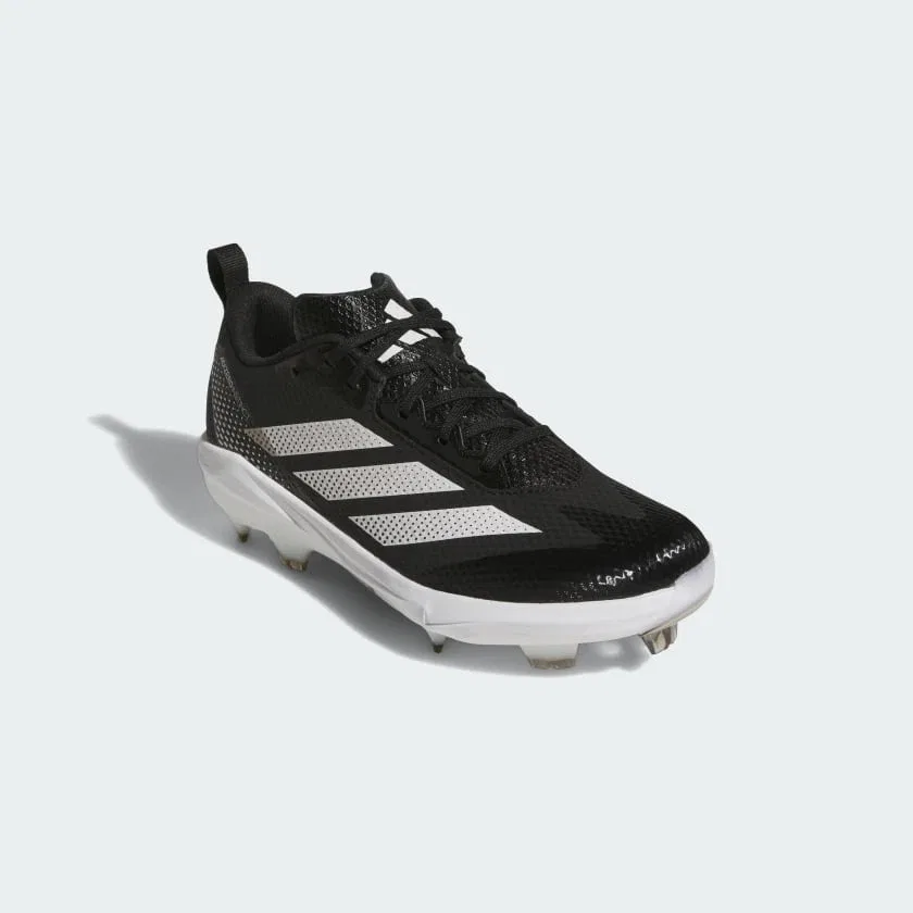 Мужские бутсы adidas Adizero Instinct 2.0 из ТПУ, черный/белый/серебристый металлик — фото 4