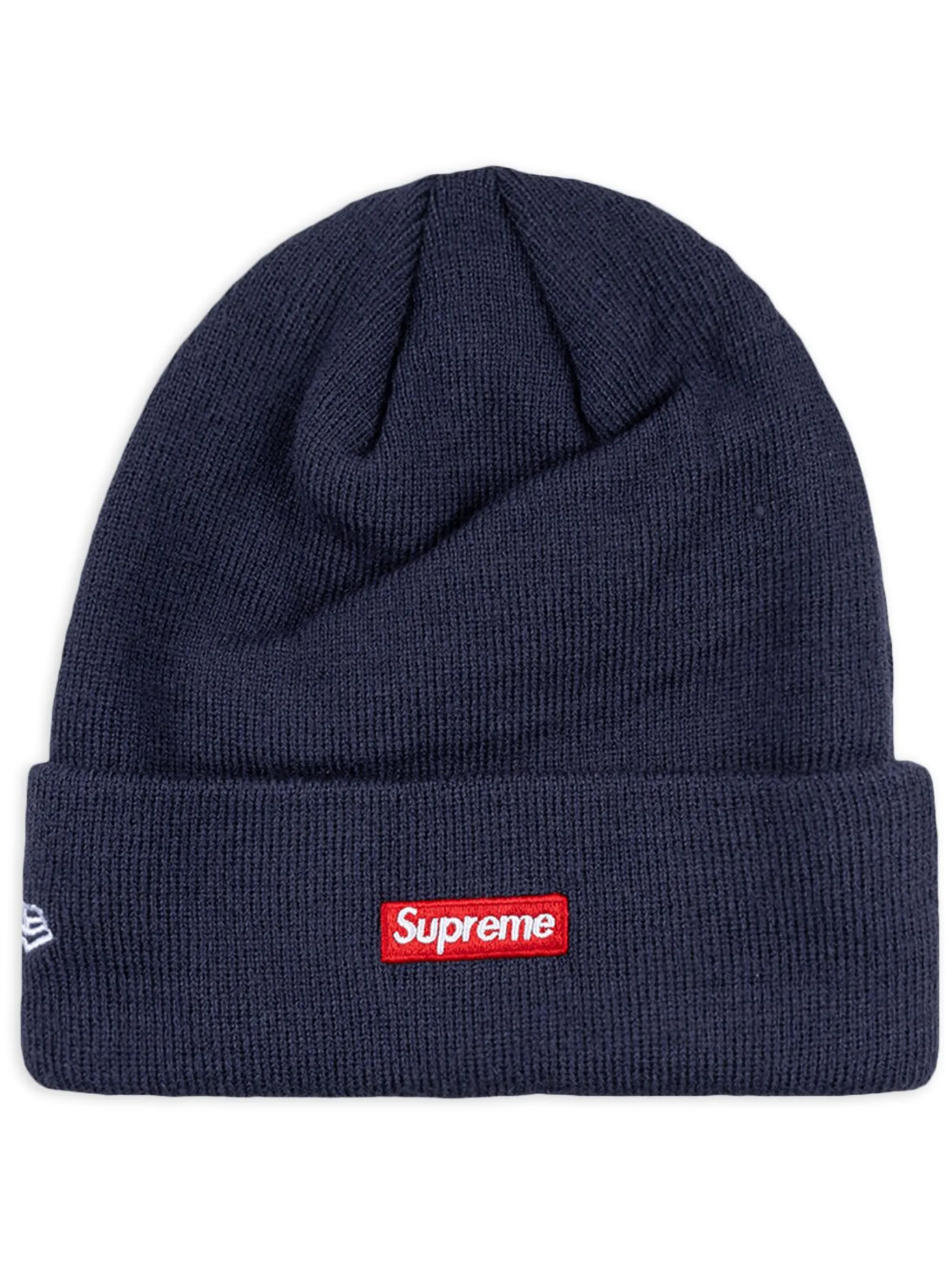 

Шапка бини с логотипом $ из коллаборации с New Era Supreme, синий