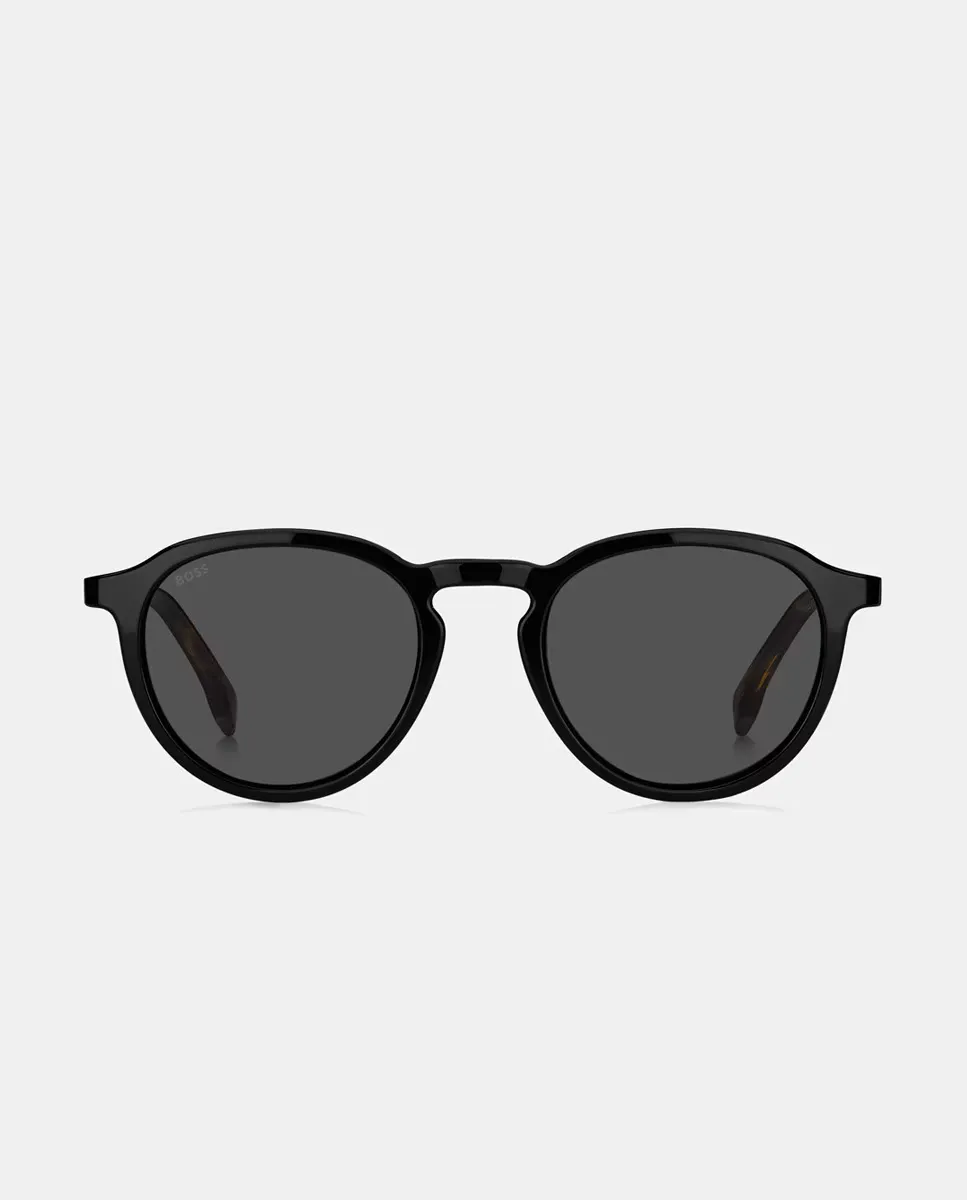 

Овальные мужские солнцезащитные очки Havana Boss, коричневый