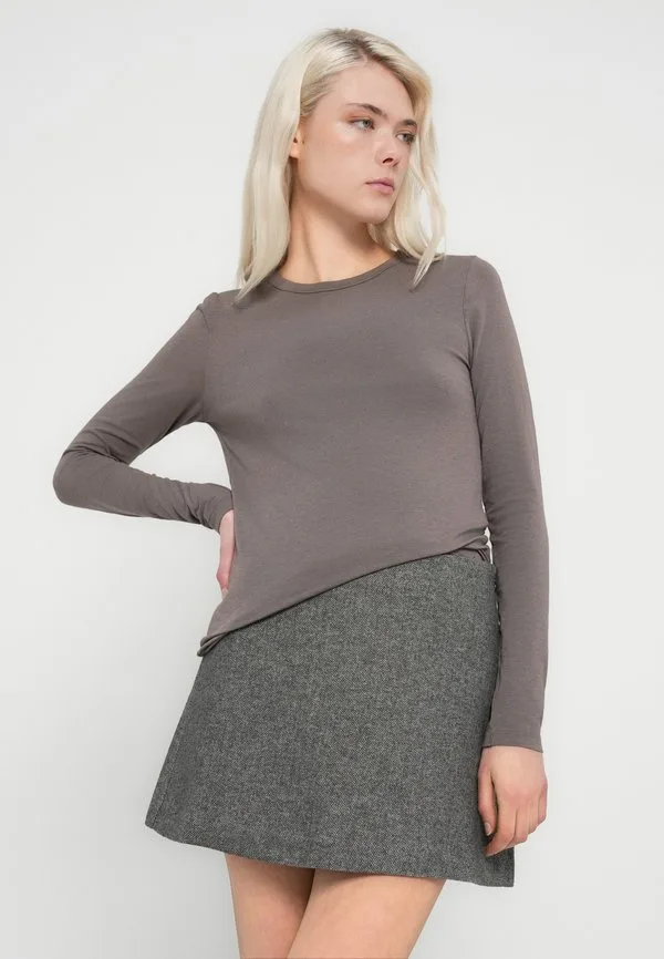 Мини-Юбка-Шорты приталенного кроя Gap, Grey — фото 4