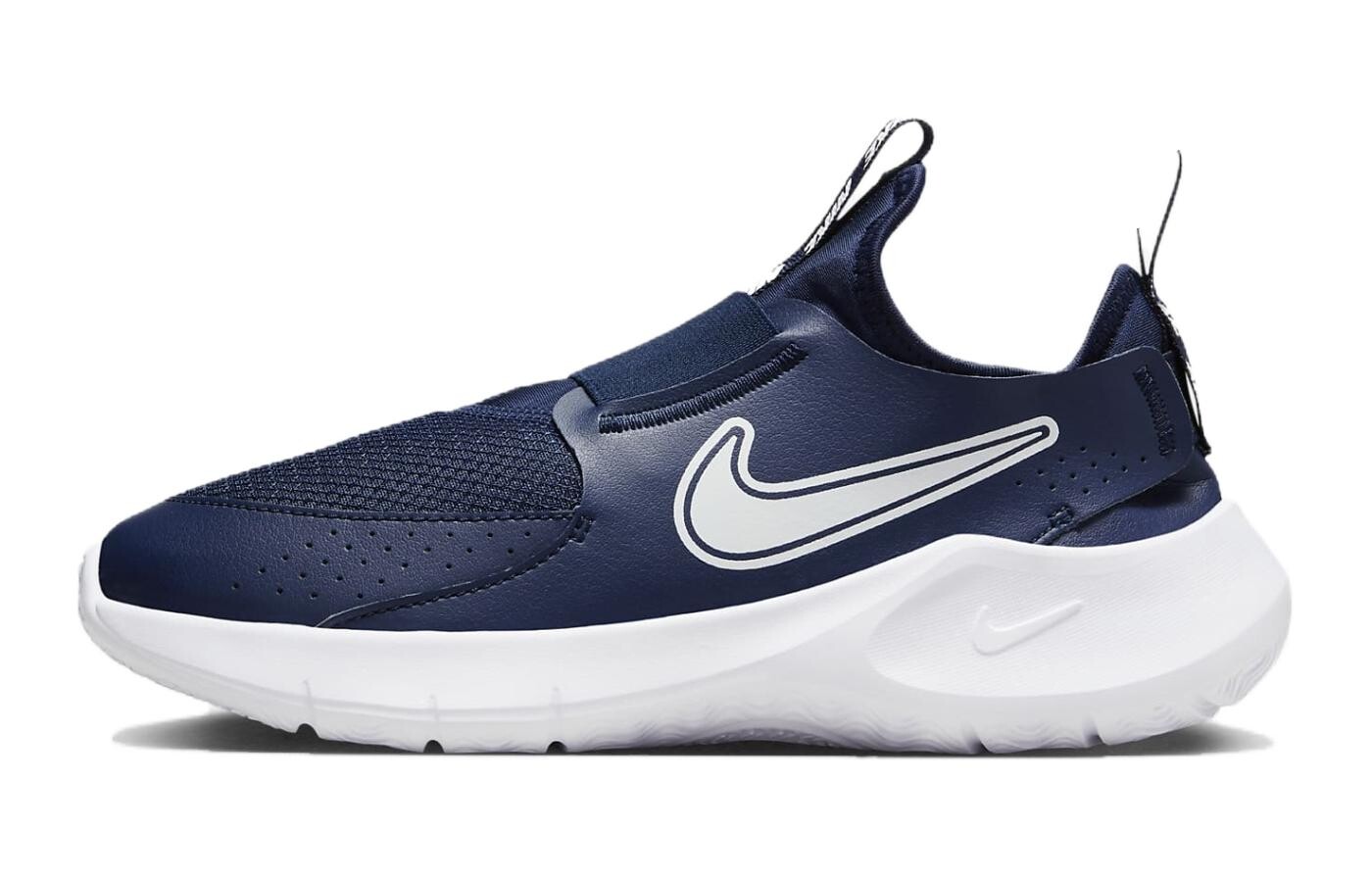 

Кроссовки Nike Flex Runner 3 GS 'Midnight Navy', белый/синий