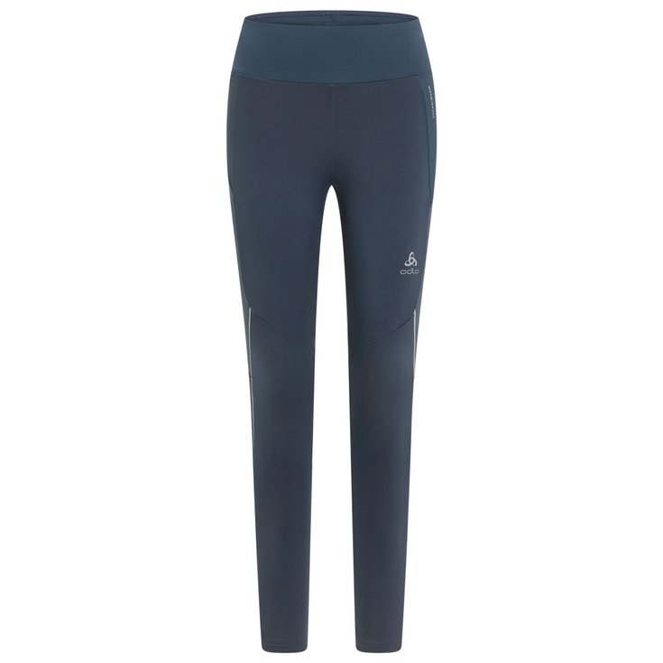 

Лыжные штаны для беговых лыж, теплые керамические колготки, индия-инк - л Odlo