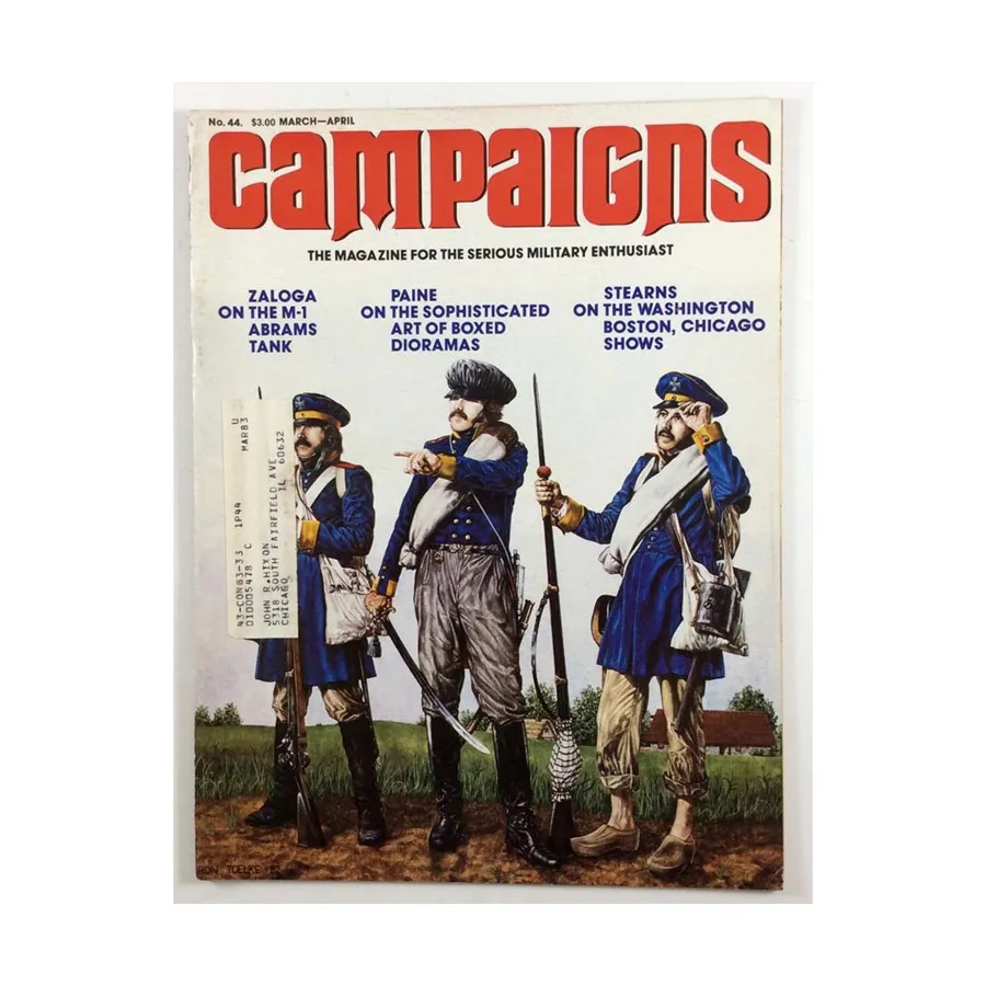

№44 «Танк М1 Абрамс, Маршаллова дубинка», Campaigns - An International Magazine of Military Miniatures