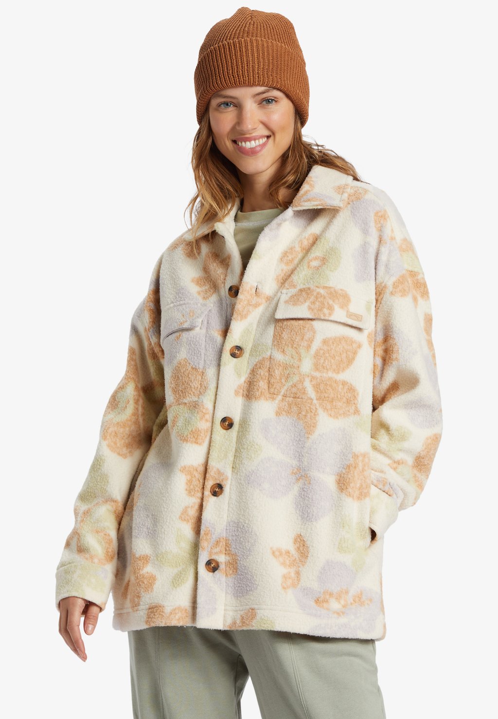

Флисовая куртка HAPPY CAMPER Billabong, бежевый