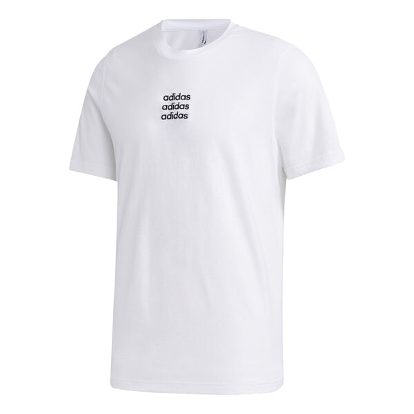 

Футболка neo m ctee casual round neck short sleeve white Adidas, белый