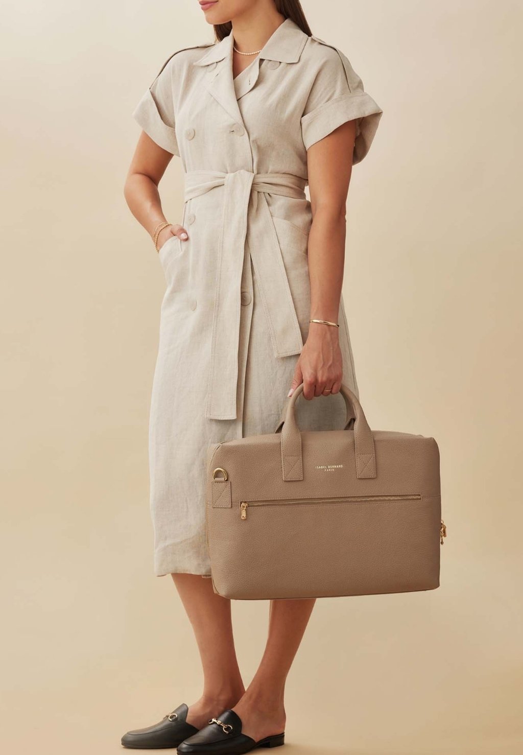 

Сумка для ноутбука Briefcase Isabel Bernard, серо-коричневый