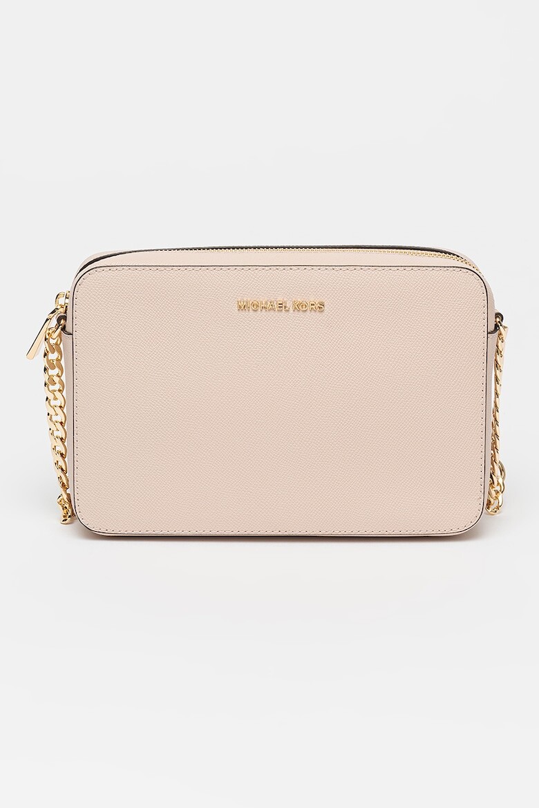 

Сумка Jet Set из сафьяновой кожи с тиснением Michael Kors, розовый