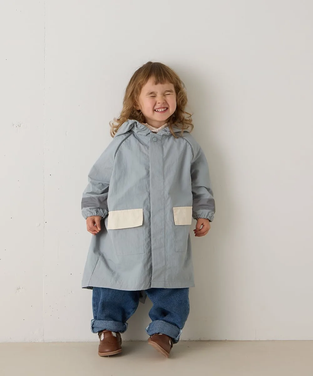 Водоотталкивающий дождевик, подходящий для школьных сумок Riziere, BLUEGRAY — фото 2