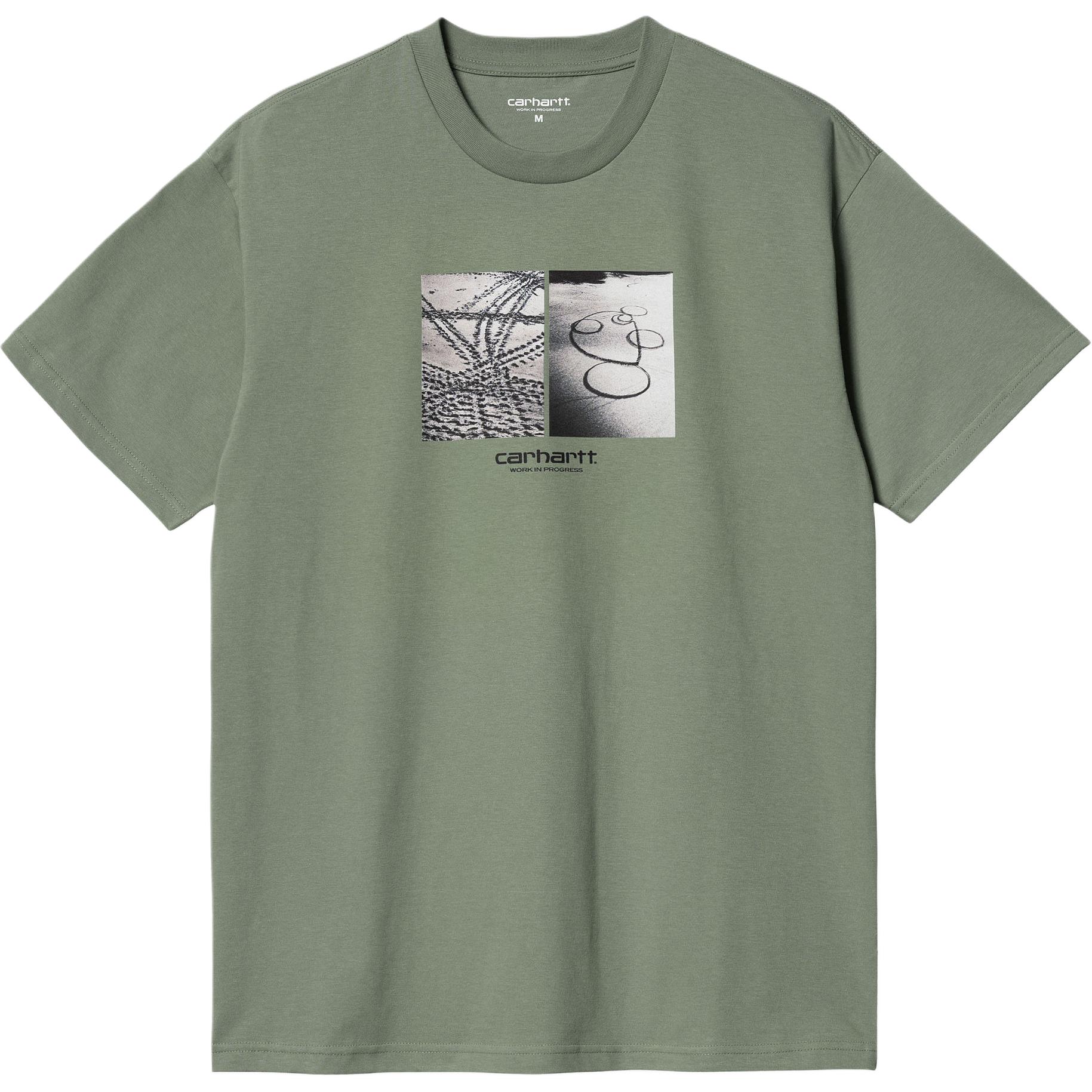 

Carhartt WIP Футболка унисекс зеленая, Зеленый, Carhartt WIP Футболка унисекс зеленая