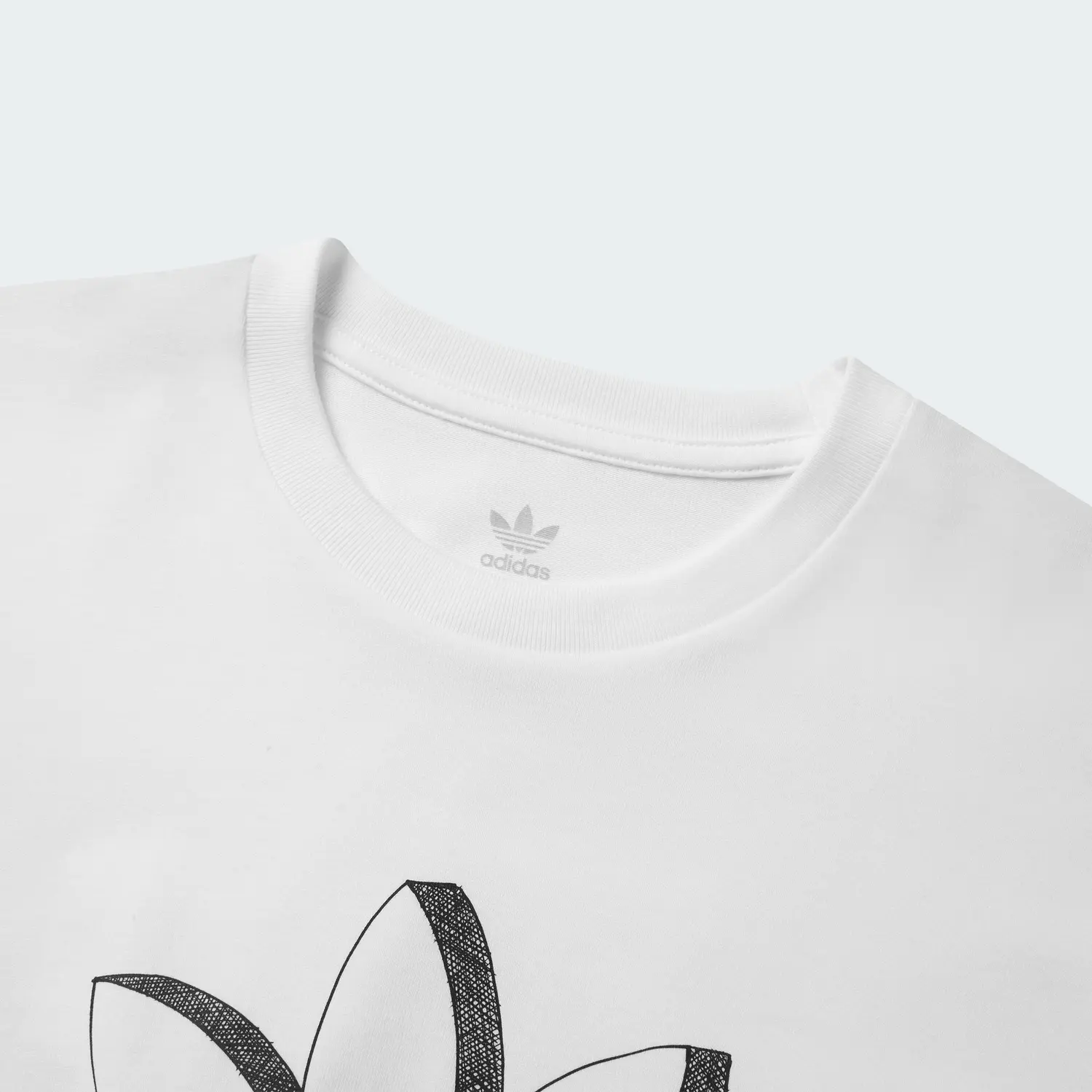 Adidas Originals Футболка Trefoil SS25 LIFT мужская белая — фото 3