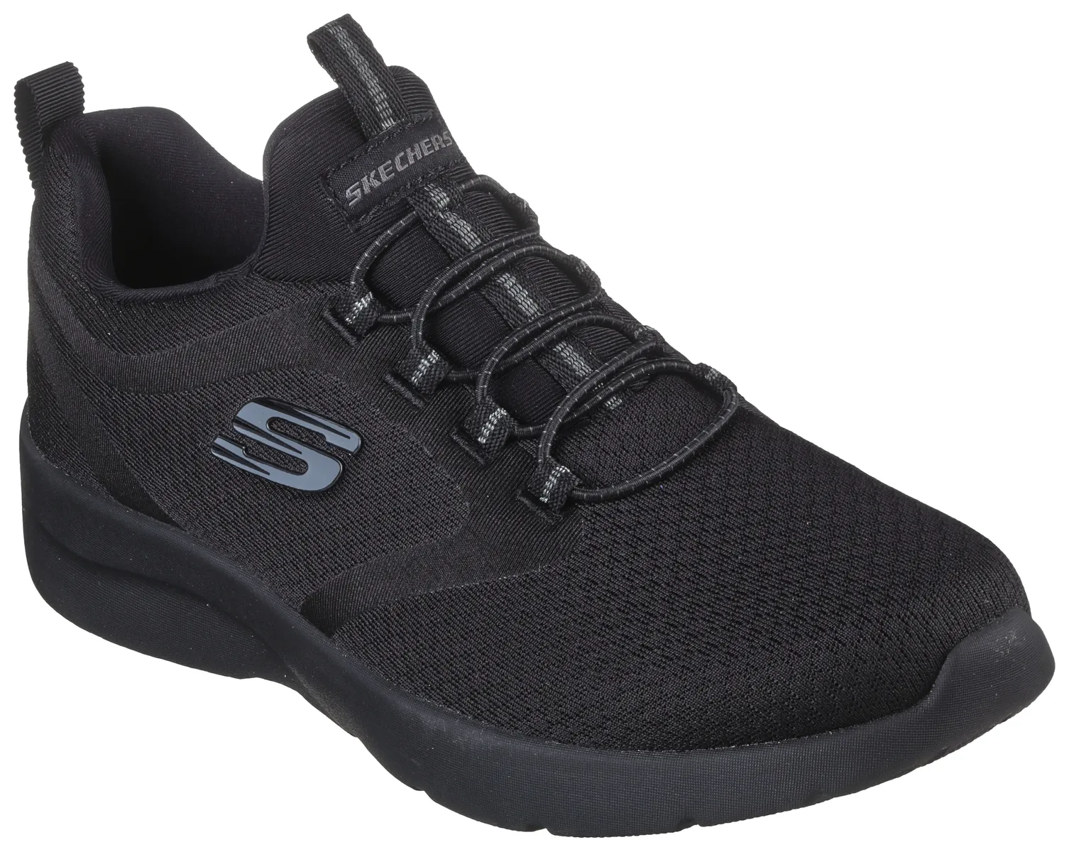Кроссовки-слипоны Skechers "DYNAMIGHT 2.0" с двумя практичными ремнями, черный