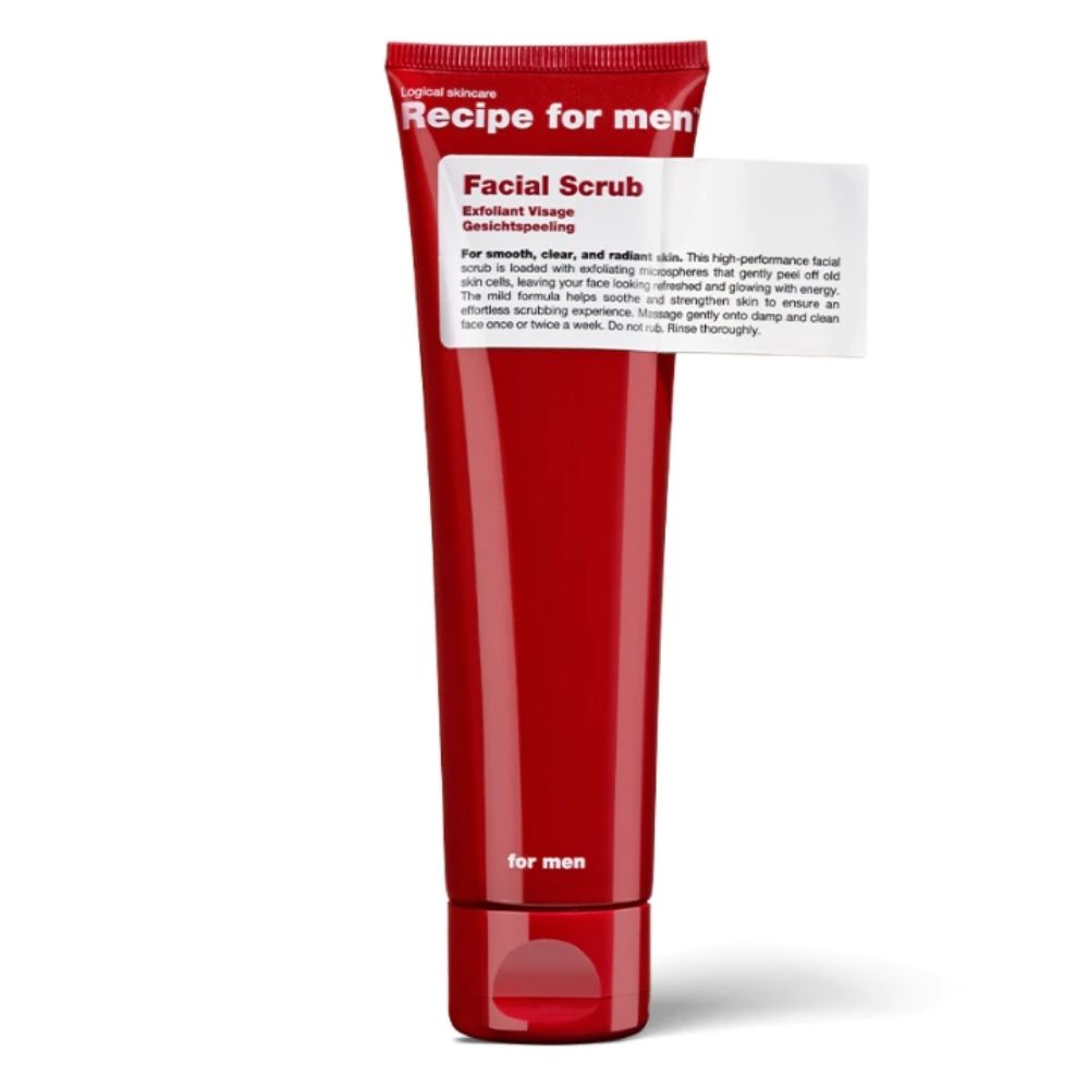 

Скраб для лица для мужчин facial scrub Recipe For Men, 125 мл