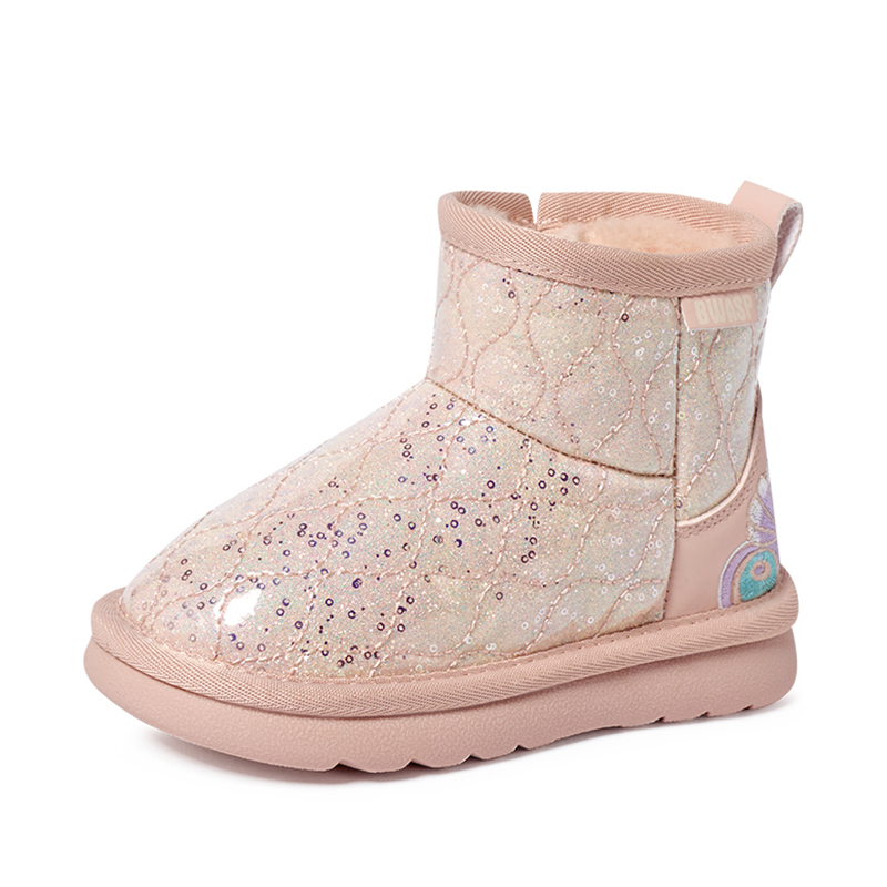 

Непромокаемые утепленные легкие детские ботинки Kids' с амортизацией BIG WASP, розовый