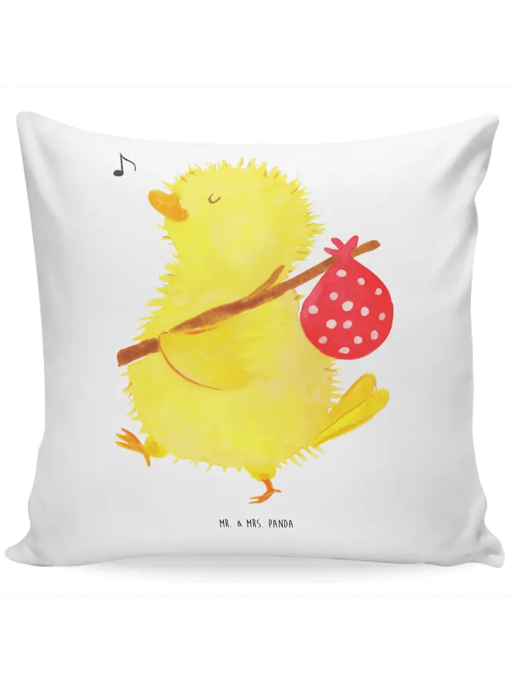 

Подушка Mr & Mrs Panda 40x40 Küken Wander, белый