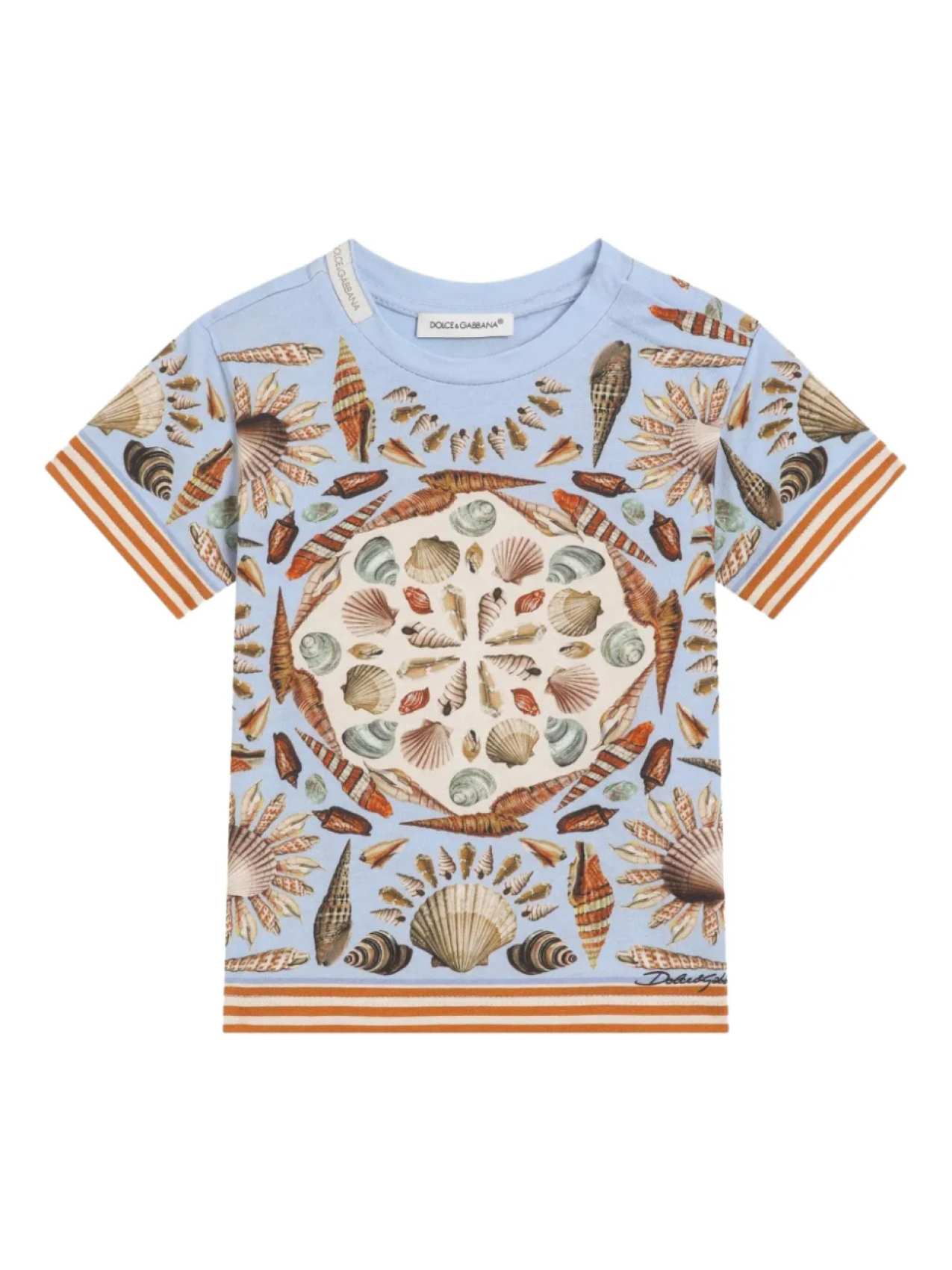 

Dolce & Gabbana Kids футболка с принтом, синий