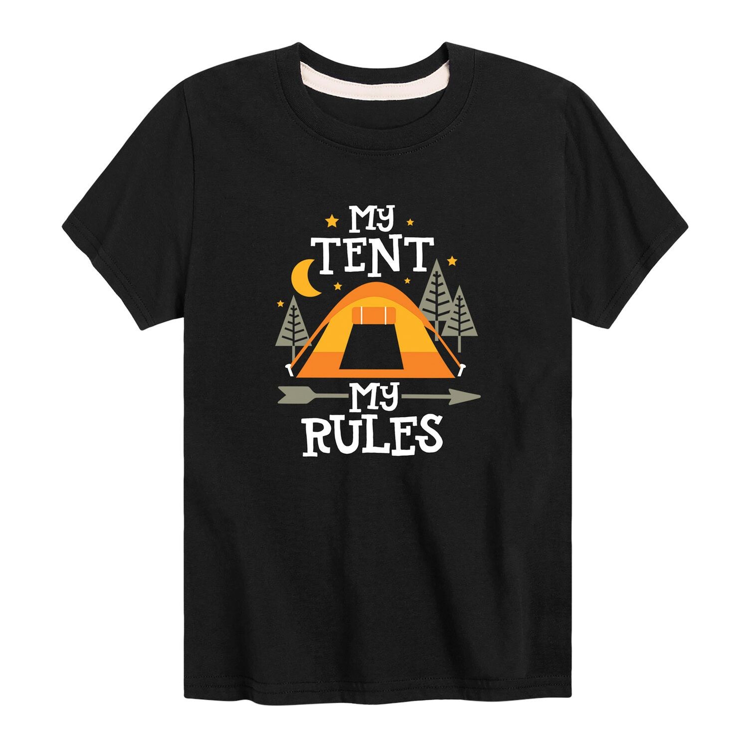 

Футболка с рисунком My Tent My Rules для мальчиков 8–20 лет Licensed Character