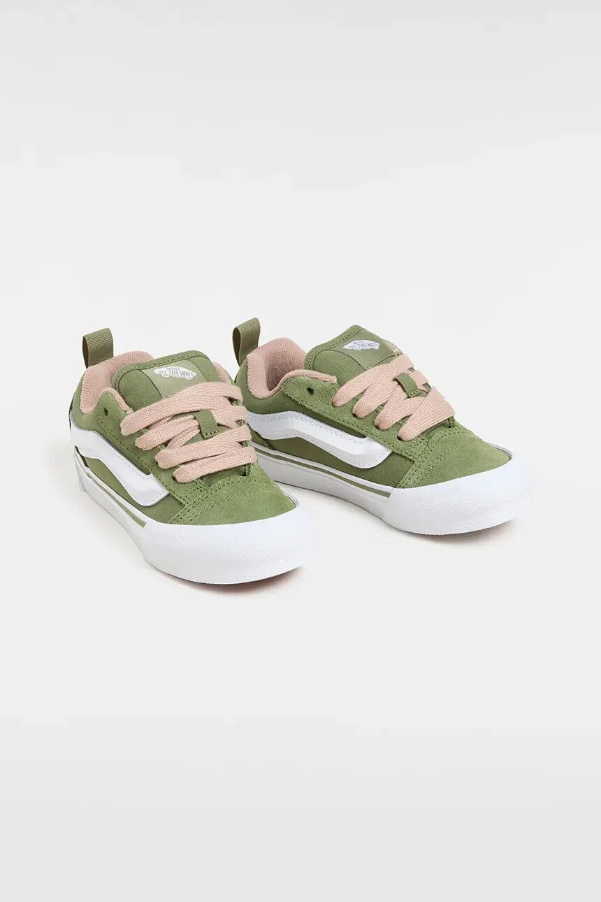 Кроссовки Knu Skool Kids Vans, зеленый — фото 3