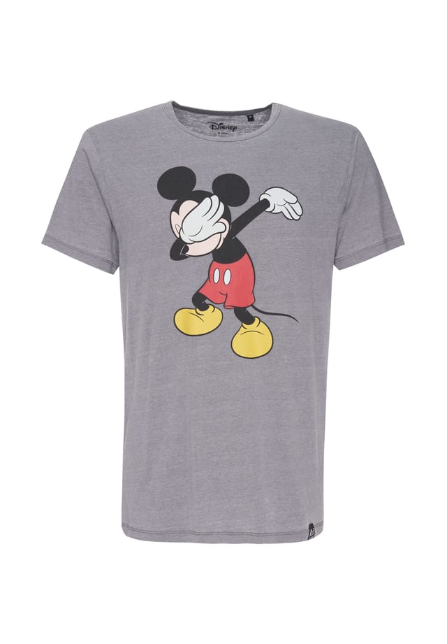 

Футболка Disney Mickey Mouse Dabbing в классическом дизайне Re:Covered, серый
