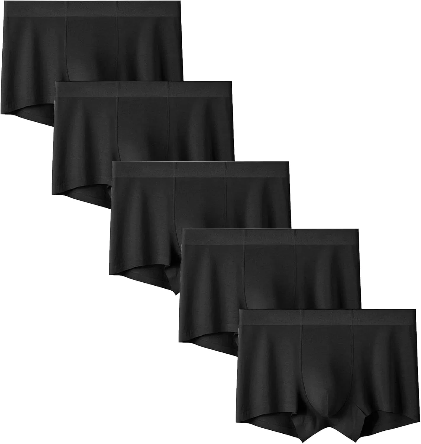 Трусы боксеры микро-модал, Black5pc