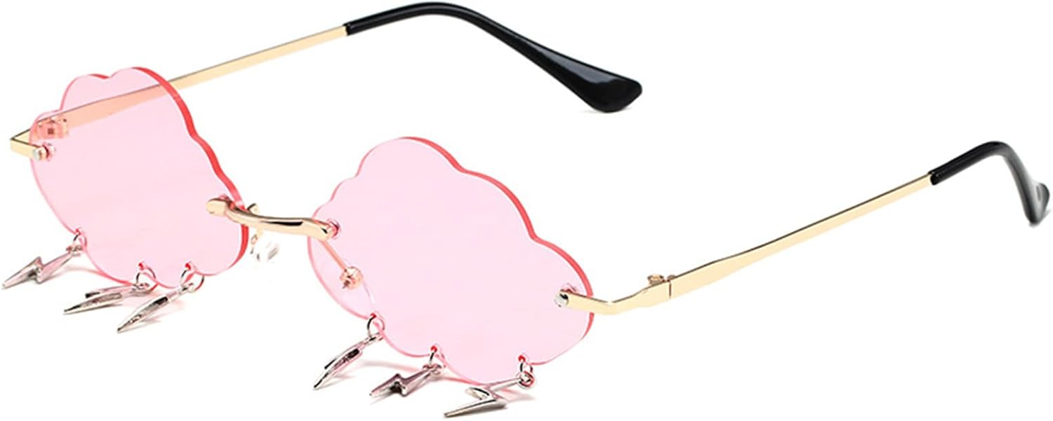 

Стильные солнцезащитные очки Clouds для девочек и мальчиков, реквизит для фотосессий, путешествия, крутые очки без оправы, стильные очки для девочек и мальчиков CAZSTYK