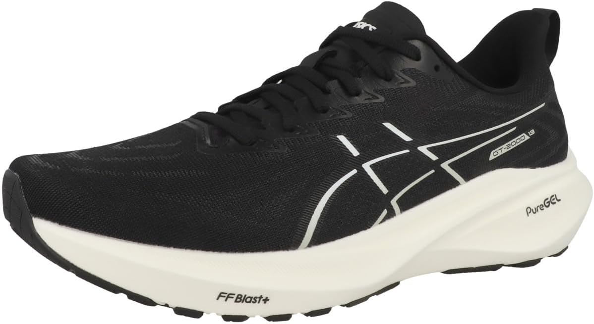 Беговые кроссовки ASICS GT-2000 13 для мужчин, белый/черный — фото 4