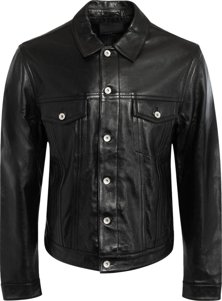 

Куртка PURPLE BRAND Leather Trucker 'Black', черный