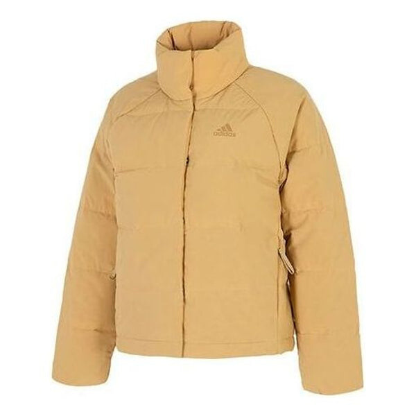

Куртка helionic relaxed down jacket 'tan' Adidas, бежевый