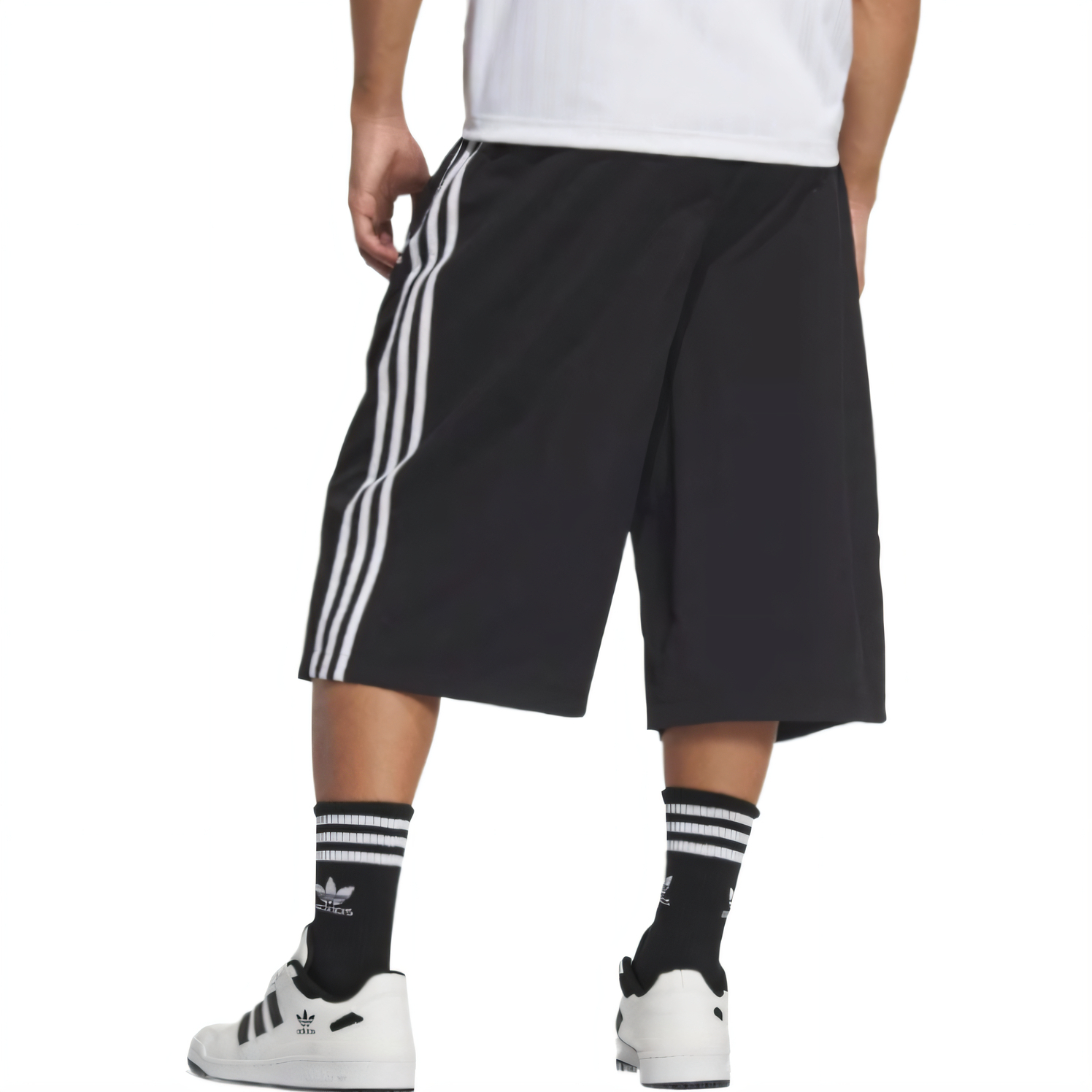 Adidas Originals Классические шорты Casual мужские Black/White — фото 4