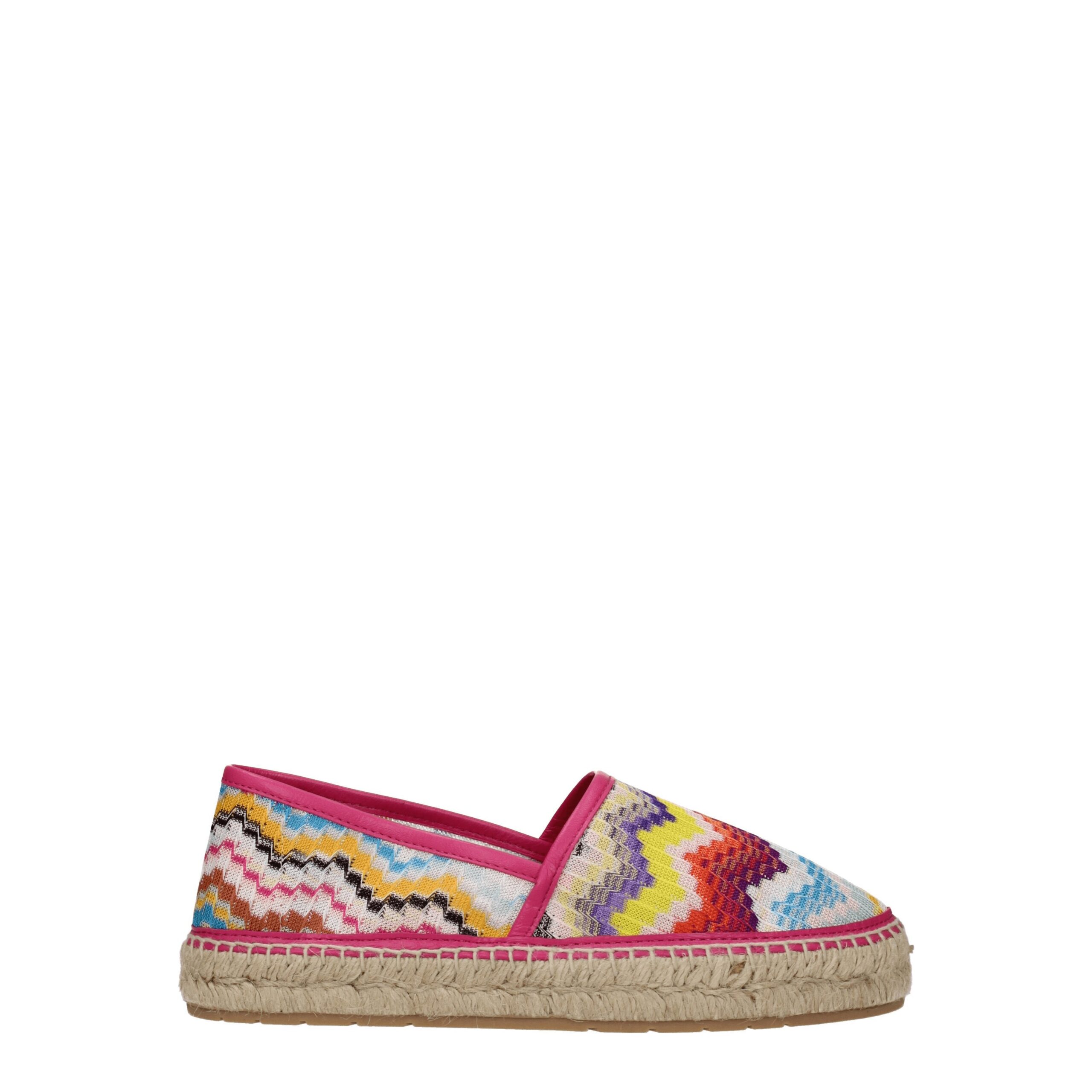 Эспадрильи из разноцветной ткани Missoni, мультиколор