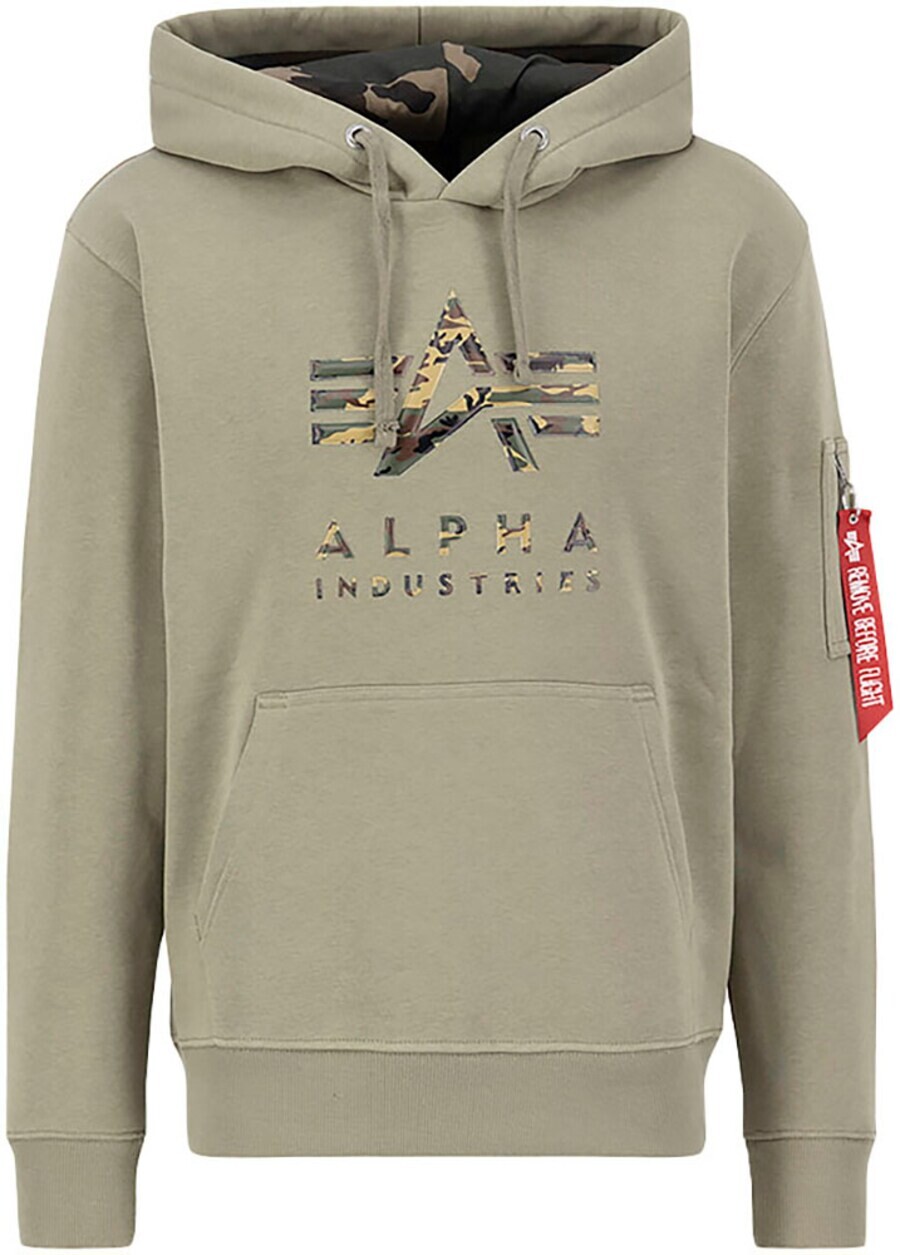 

Толстовка Alpha Industries, оливковый