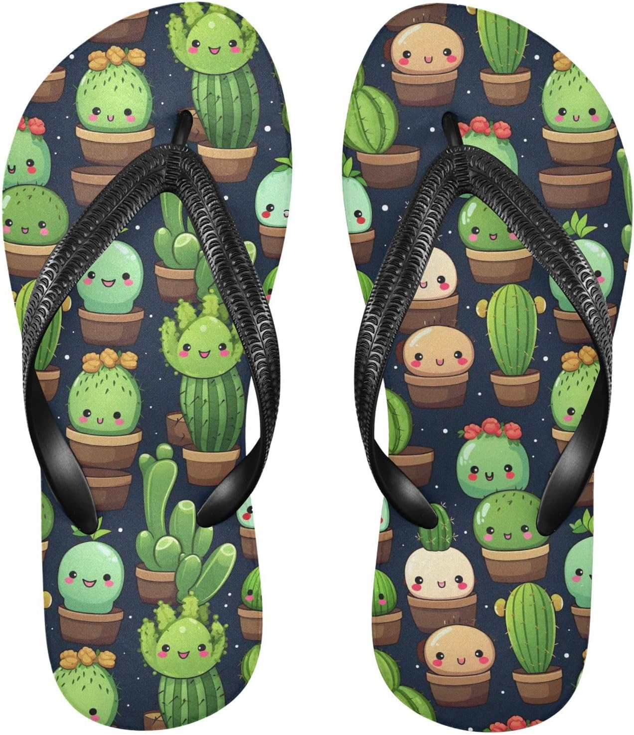 

Шлепанцы MNSRUU для женщин и мужчин, Cactus I 1809