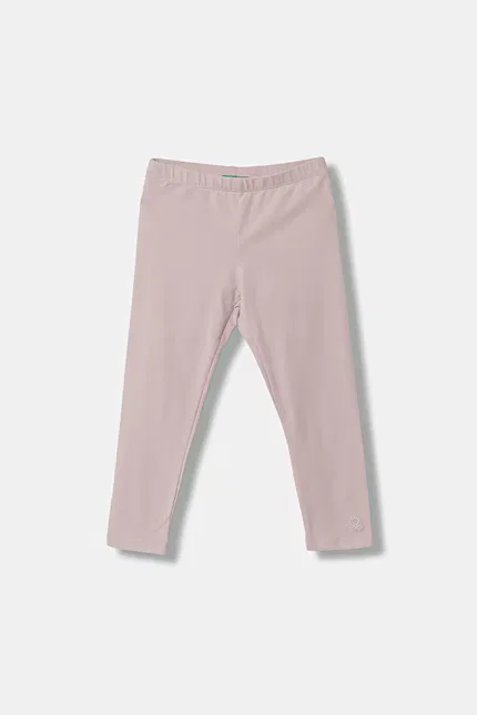Леггинсы 3 шт из эластичного хлопка United Colors of Benetton, мультиколор — фото 2