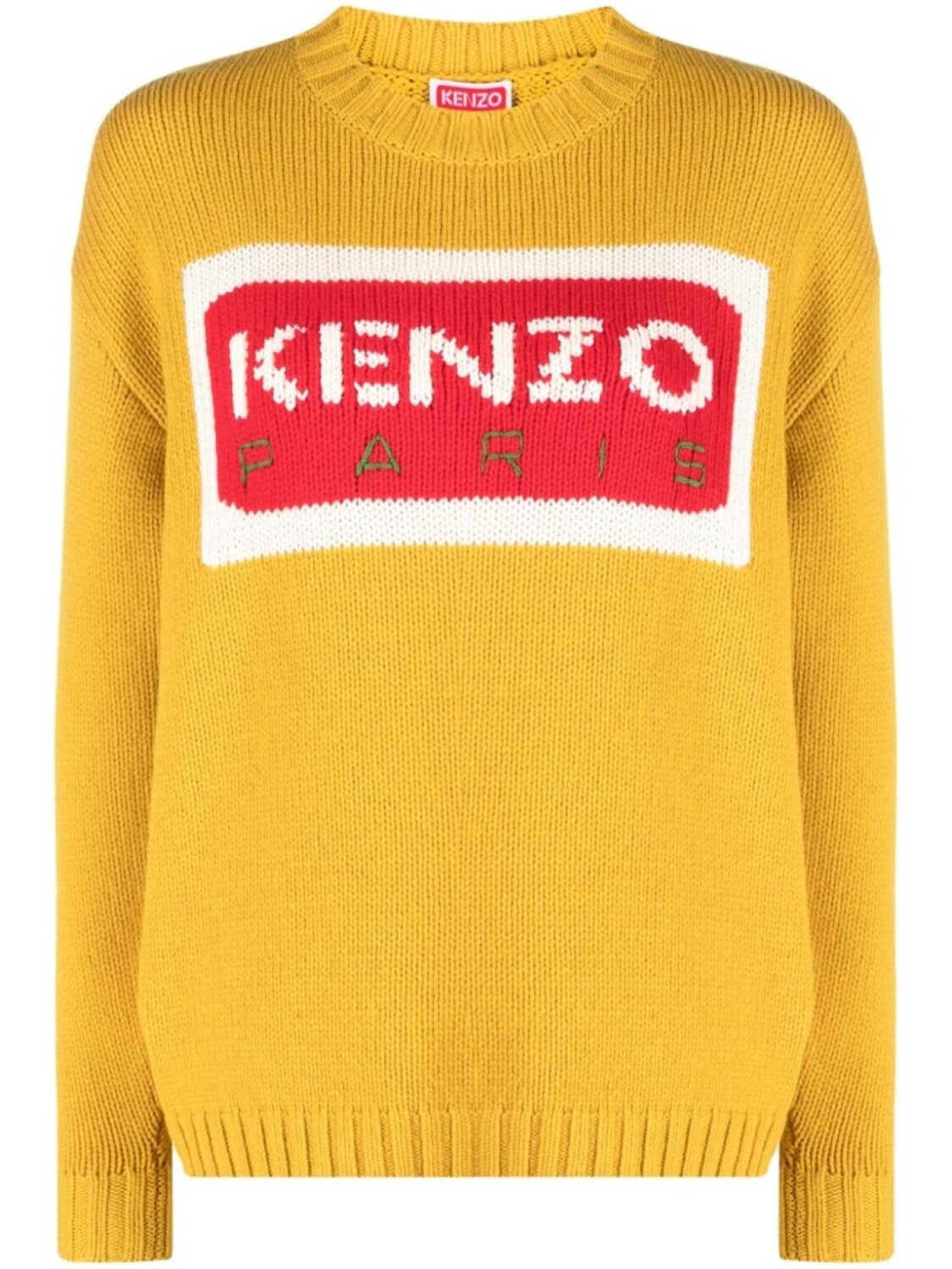 

Kenzo джемпер с логотипом, желтый