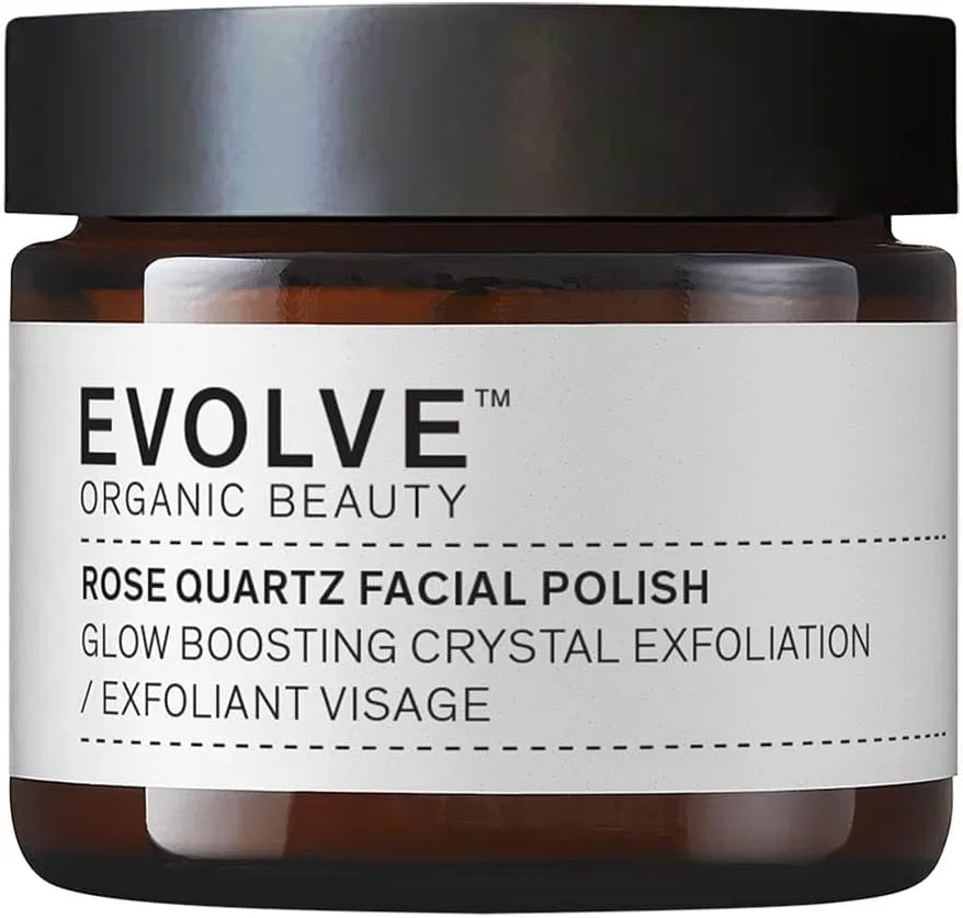 Скраб для лица с розовым кварцем Evolve Organic Beauty 60 мл — фото 2