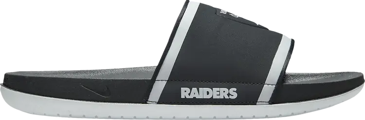 

Кроссовки NFL x Offcourt Slide 'Las Vegas Raiders 2023', черный, Серый, Кроссовки NFL x Offcourt Slide 'Las Vegas Raiders 2023', черный