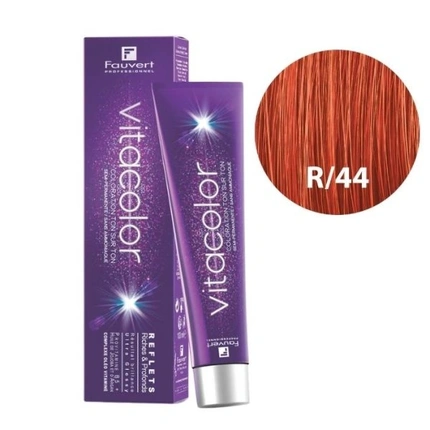 

Краска для волос Vitacolor Gloss Tone On Tone R/44 Глубокий медный 100 мл Fauvert