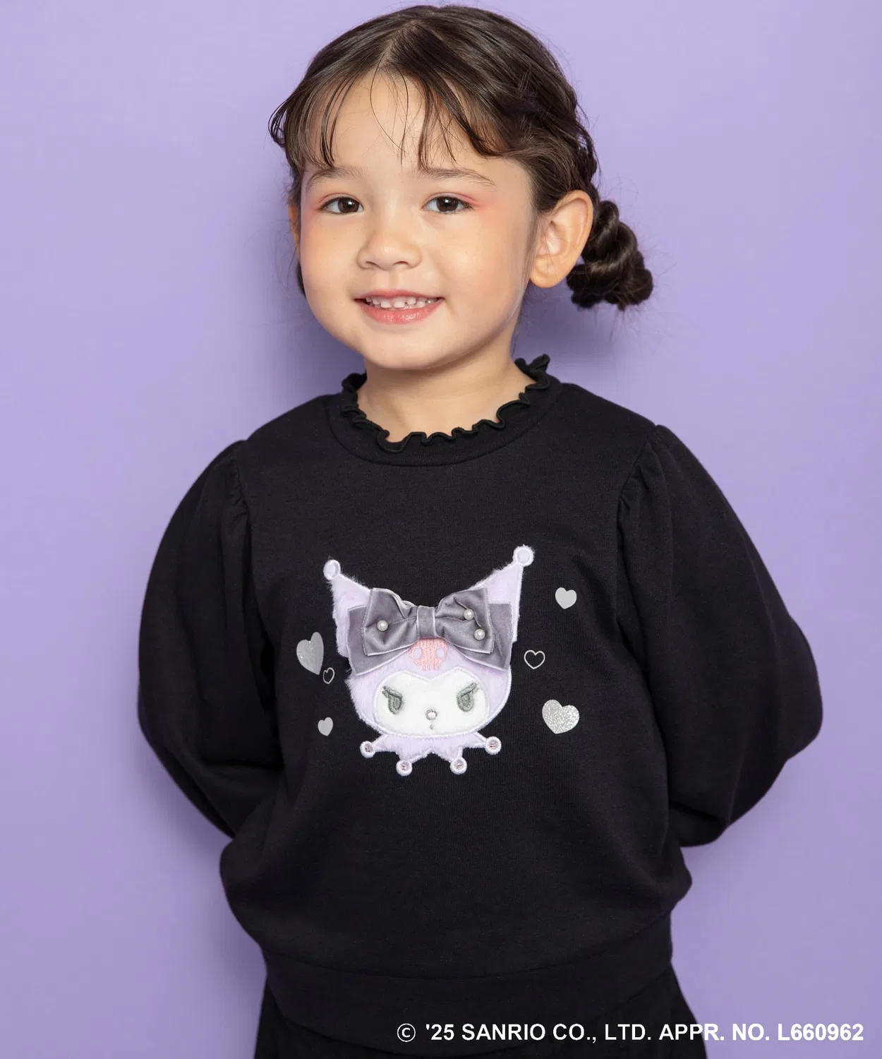 Толстовка с ассорти Sanrio Characters, чёрная