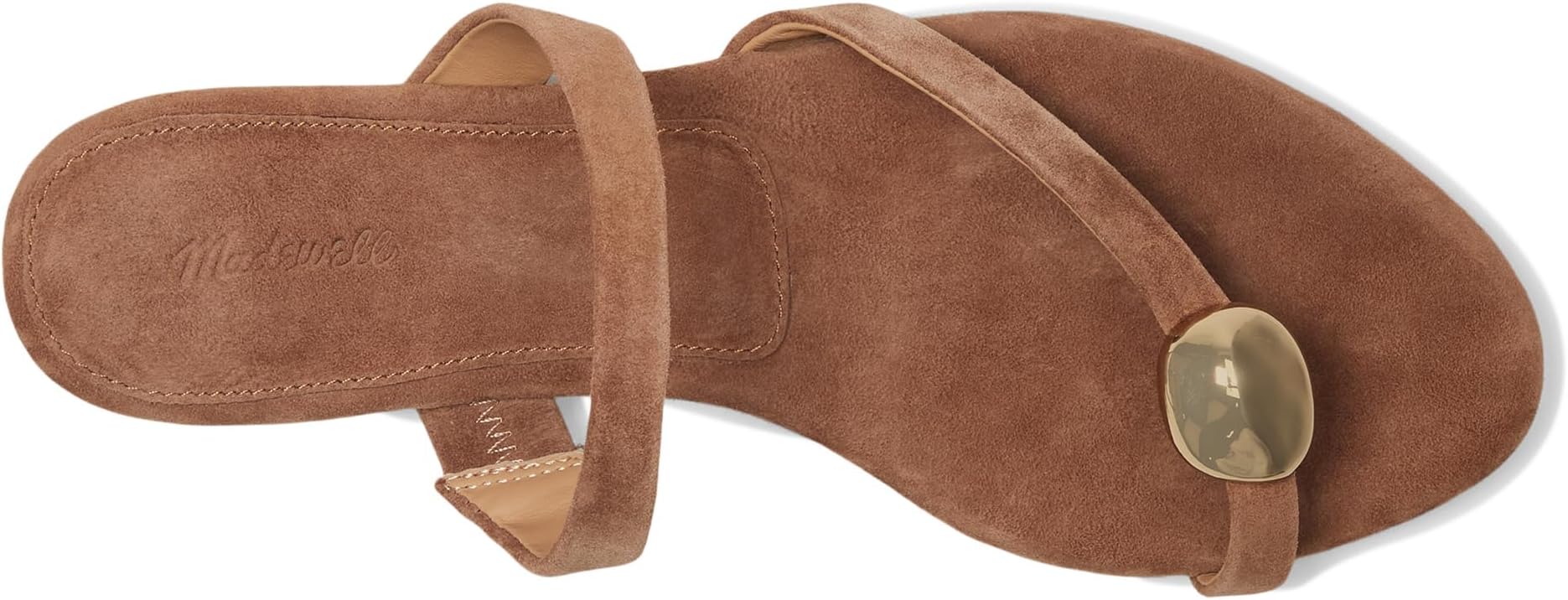 Сандалии Madewell Cera Hardware Thong, Aged Cognac — фото 2