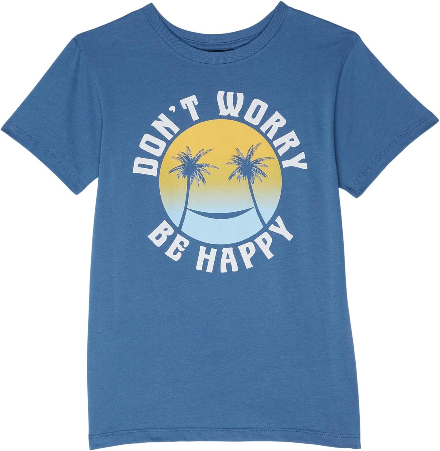 

Футболка Tiny Whales Don't Worry Be Happy T-Shirt, цвет Faded Navy
