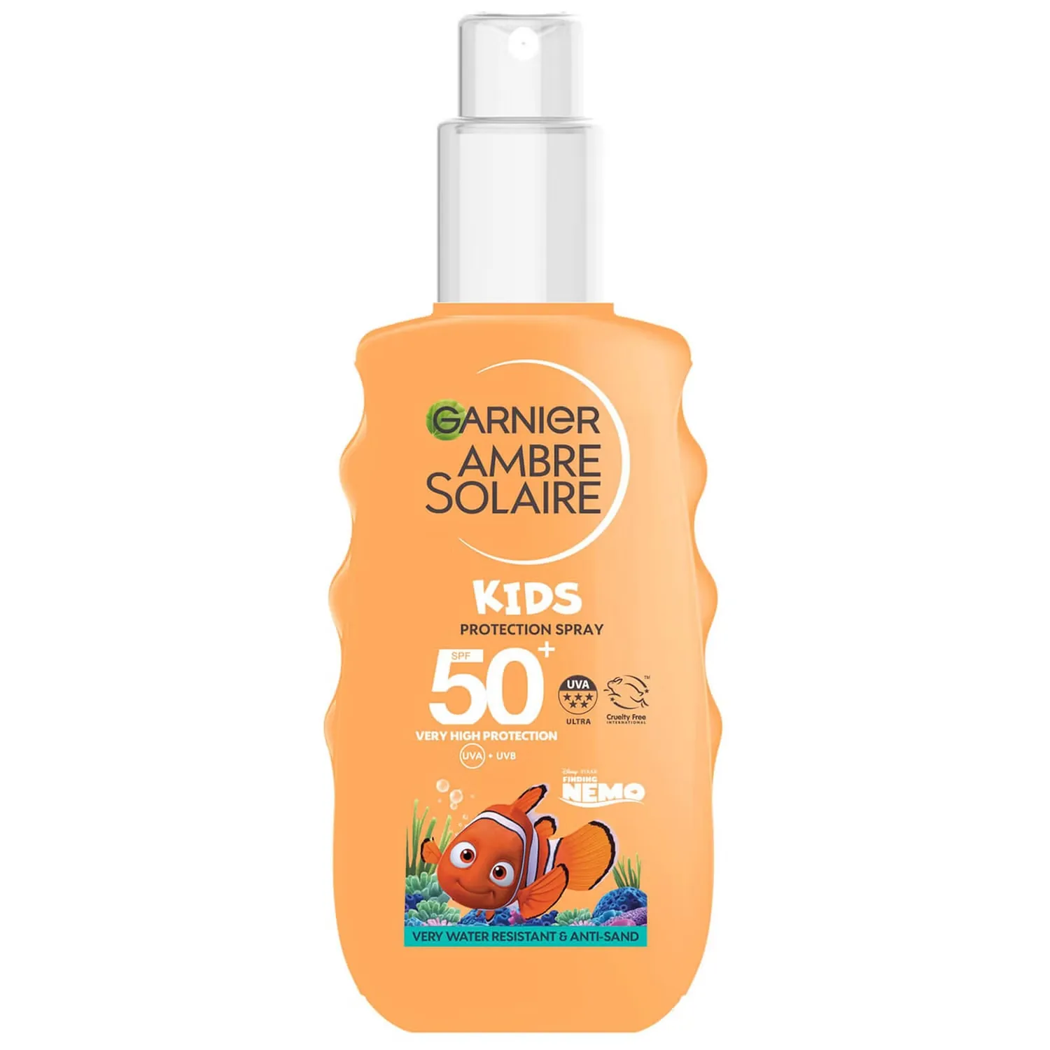 

Детский солнцезащитный крем-спрей Ambre Solaire SPF50+, устойчивый к воде и песку, 150 мл Garnier