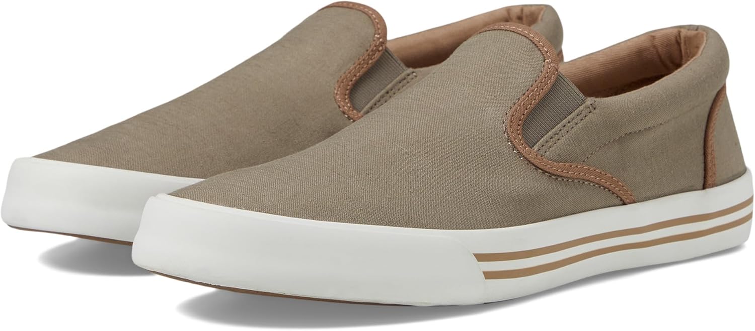 

Мужские слипоны Sperry Striper II, сезонные, Taupe Linen