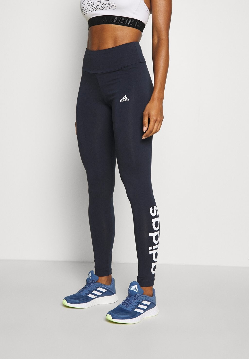 

Леггинсы Adidas, темно-синий